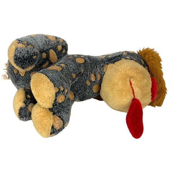 Dan Dee Collectors Choice Spotted Puppy Dog Plush 16 inch Sitting Heart Nose - Picture 5 of 6